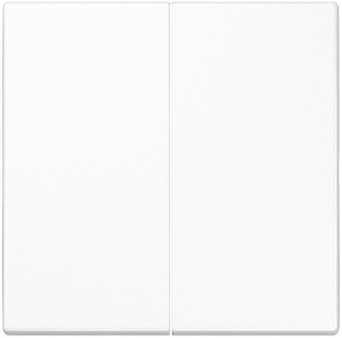 Лицевая панель Jung LS990 для 2-кл. выключателя белый картинка